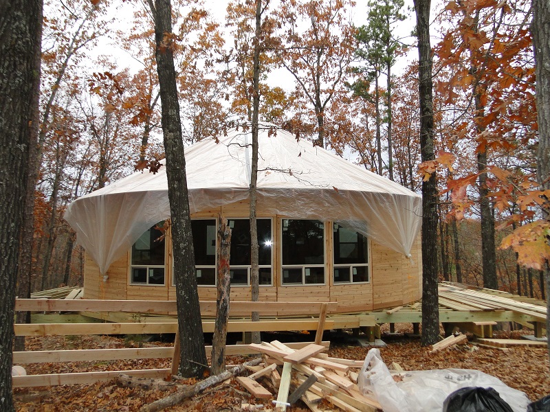 Fully Tarped Yurt